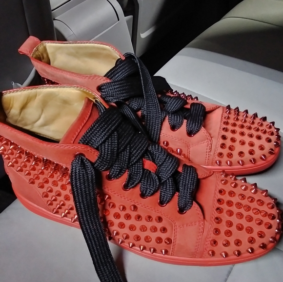 COPY - 🚨 Christian Louboutin Red Poppy Spikes! - Picture 5 of 12